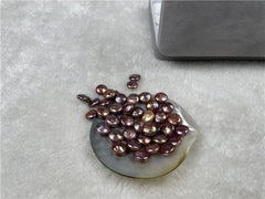 【Button Lover】 Button (5 Button Shape Freshwater Pearls)
