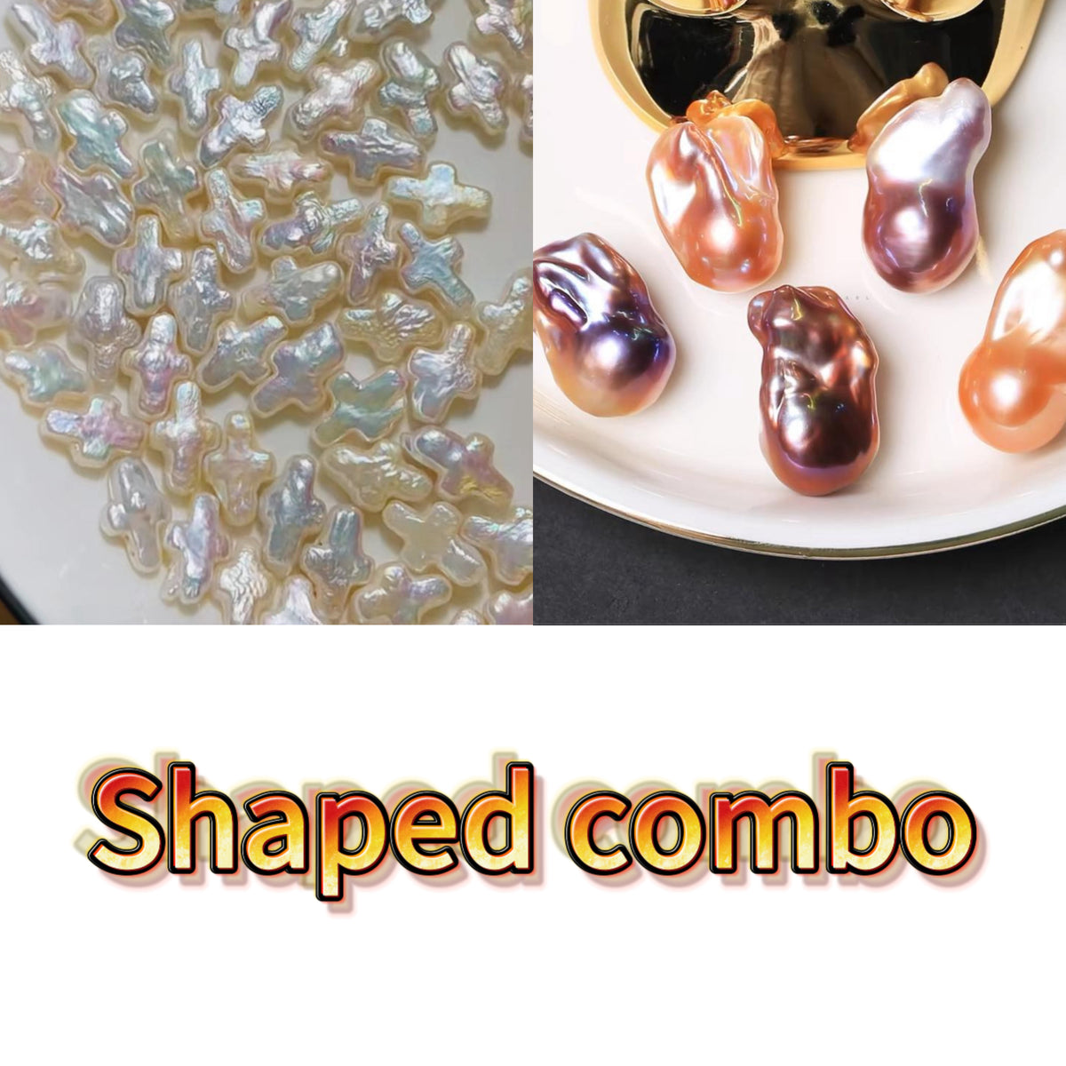 【King/Shaped lover】Shaped combo（1 big twilight king +1 cross or any shaped pearl）-tiktok live