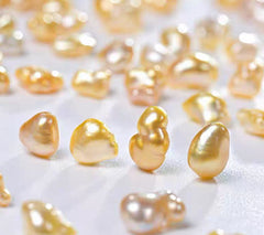 [new arrival] South sea golden keshi pearls(4-6pcs）-tiktok